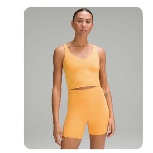 lululemon athletica Align Tank Mango Dream size 4